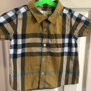 Burberry boy shirt
